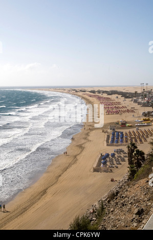 Playa del Inglés de la Gran Canaria les îles canaries isles Banque D'Images