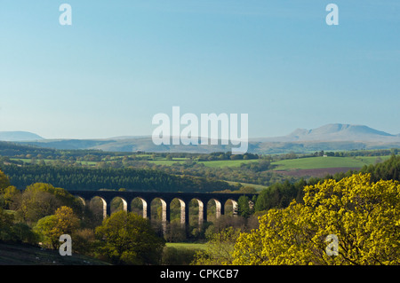 Cynghordy viaduc ferroviaire près de Llandovery, Carmarthenshire, sert le coeur du Pays de Galles à partir de la ligne de chemin de fer de Shrewsbury Swansea Banque D'Images