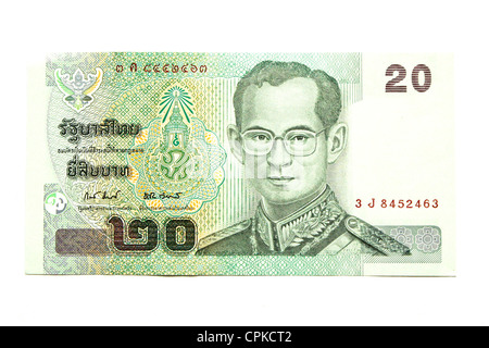 Monnaie de la Thaïlande (baht) Banque D'Images