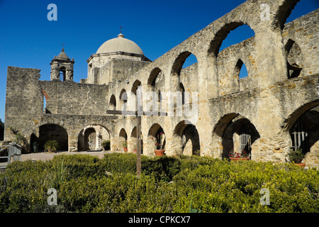 Mission San Jose, San Antonio, Texas Banque D'Images