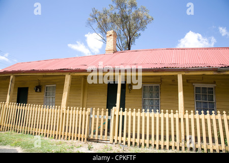 Maison historique dans l'ancienne ville minière de Sofala, nouvelle-galles du Sud, Australie Banque D'Images