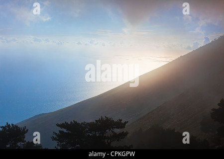 Col Llogara, Albanie Banque D'Images