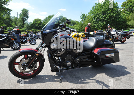 Harley Davidson V-Rod Banque D'Images