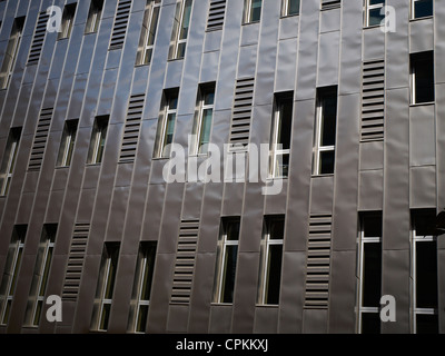 Détail bardage du bureau des architectes immeuble de bureaux à Manchester UK Banque D'Images