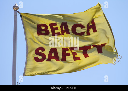 La sécurité La sécurité à la plage Plages Banque D'Images