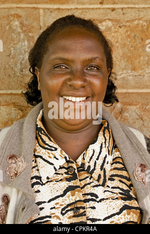 Portrait de femme kenyane Banque D'Images
