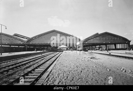 La gare centrale de Konigsberg, 1930 Banque D'Images