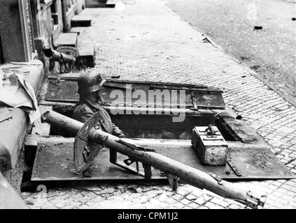 Combat à Aix-la-Chapelle, 1944 Banque D'Images