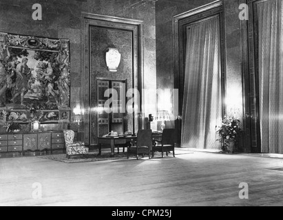 L'étude d'Adolf Hitler à la Chancellerie du Reich à Berlin, 1939 Banque D'Images