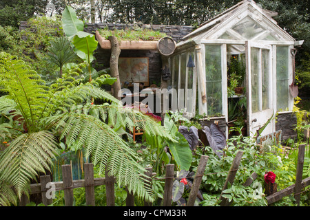 La Scottish Agricultural College Sac jardin conçu par Karolina Tercjak SAC et étudiants de RHS Chelsea Flower Show 2012. Banque D'Images