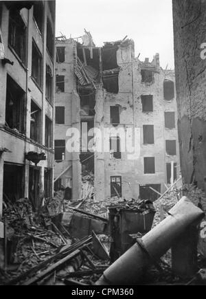 Dommages à la bombe à Berlin, 1943 Banque D'Images