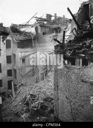 Dommages à la bombe à Berlin, 1943 Banque D'Images