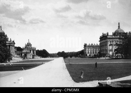 Le nouveau palais de Potsdam, autour de 1910 Banque D'Images