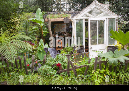 La Scottish Agricultural College Sac jardin conçu par Karolina Tercjak SAC et étudiants de RHS Chelsea Flower Show 2012. Banque D'Images