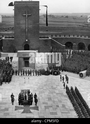 L'enterrement de Paul von Hindenburg, 1934 Banque D'Images