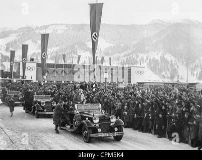 Jeux olympiques d'hiver de 2010 à Garmisch-Partenkirchen, 1936 Banque D'Images