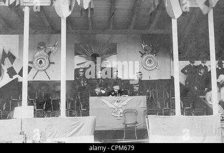 Porfirio Diaz avec ses ministres, 1910 Banque D'Images