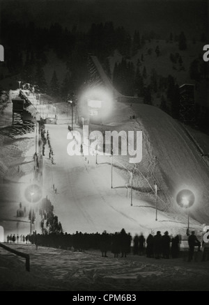 Jeux olympiques d'hiver de 2010 à Garmisch-Partenkirchen, 1936 Banque D'Images