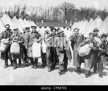 La création d'emploi au cours de la nouvelle entente, 1933 Banque D'Images