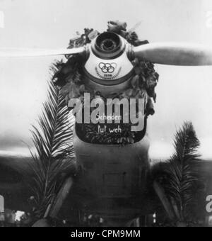 Messerschmitt Me 109 avions de combat de la légion Condor en Espagne, 1939 Banque D'Images