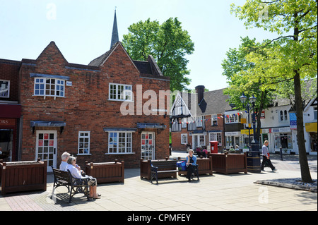 Le centre-ville de Solihull, Royaume-Uni Banque D'Images