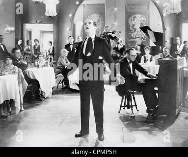 Al Jolson dans "Le fou chantant", 1928 Banque D'Images