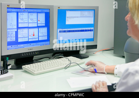 CYTOMÉTRIE EN FLUX Banque D'Images