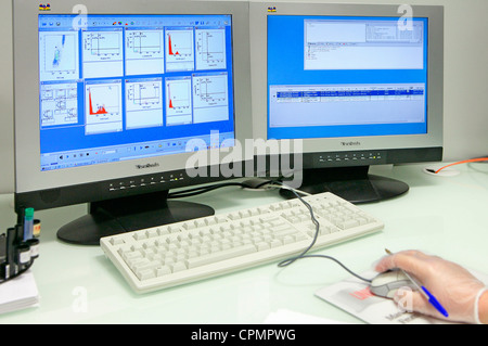 CYTOMÉTRIE EN FLUX Banque D'Images