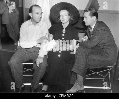 Bing Crosby, Joan Crawford et Franchot Tone, 1936 Banque D'Images