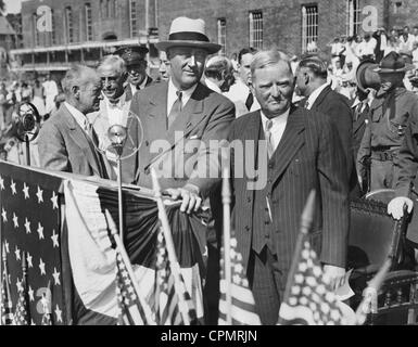 Franklin Delano Roosevelt et John Garner, 1932 Banque D'Images