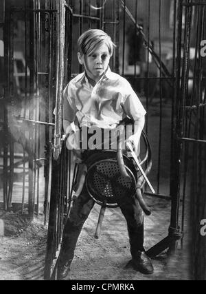 Mickey Rooney dans 'la cage', 1933 Grand Banque D'Images