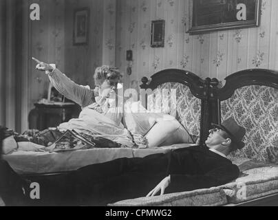 Ida Wuest et Theo Lingen dans "sept ans mauvaise chance', 1940 Banque D'Images