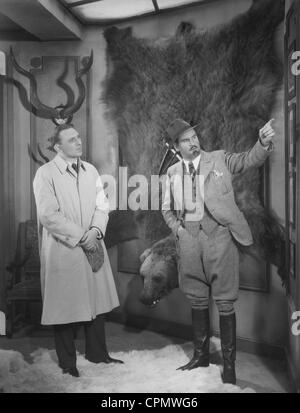 Theo Lingen et Hans Adalbert Schlettow dans 'Der Jaeger von Kurpfalz', 1933 Banque D'Images