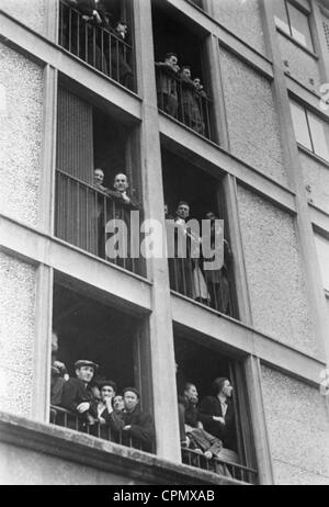 Les juifs dans le camp de concentration de Drancy, 1941 Banque D'Images