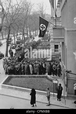 Avocats juifs en face de l'association du barreau canadien, 1933 Banque D'Images