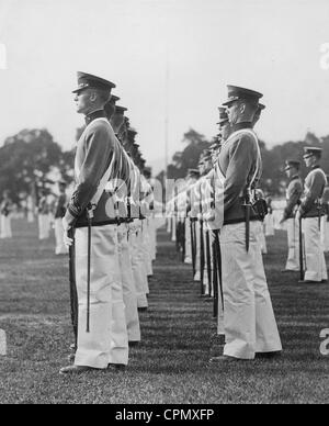 Les Cadets de l'académie militaire américaine West Point, 1929 Banque D'Images