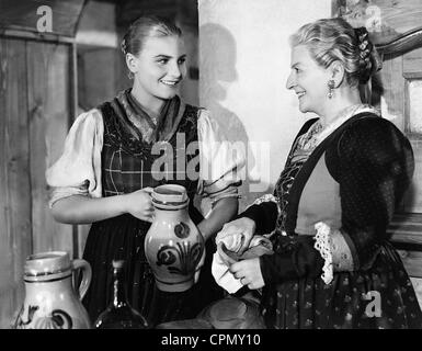 Winnie Markus et Anna Exl dans 'Wally des vautours', 1940 Banque D'Images