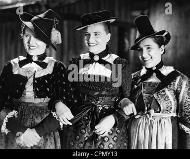 Martha Salm, Winnie Markus et Kaete Merk dans 'Wally des vautours', 1940 Banque D'Images