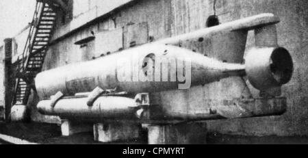 Petit sous-marin allemand "eehund' ('Seal'), 1944 Banque D'Images
