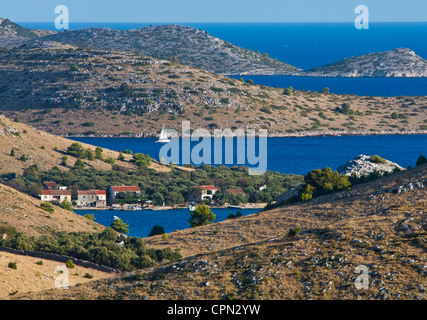 Le Parc National de Kornati, Croatie Banque D'Images