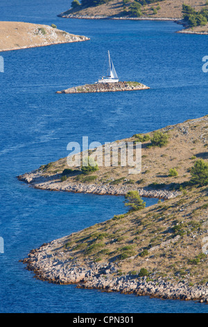 Le Parc National de Kornati, Croatie Banque D'Images