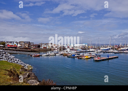 La nouvelle Marina de Mallaig à Mallaig harbour Highland Ecosse Banque D'Images