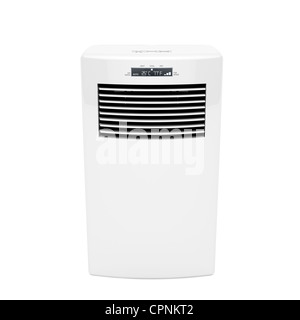Vue avant du climatiseur mobile moderne Banque D'Images