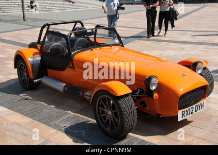 7 Caterham Roadsport SV Voiture de sport à MediaCityUK, Salford Quays, Manchester, Angleterre, Royaume-Uni. Banque D'Images