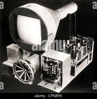 tv-tube-cathodique-composants-d-un-tube-cathodique-crt-pour-un