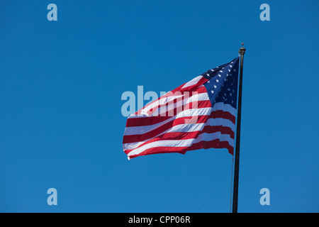 Les stars and stripes du USA drapeau Américain Banque D'Images