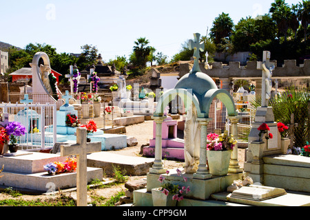 Cimetière de Todos Santos' dans 'Baja Mexique Banque D'Images