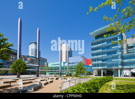 Salford Quays MediaCity Royaume-Uni BBC Television Center North salford Quays manchester Greater Manchester Angleterre GB Europe Banque D'Images