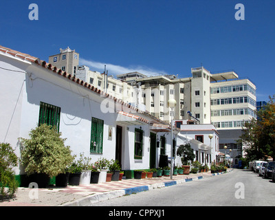 Espagne Andalousie Costa del Sol Marbella maisons ordinaires Banque D'Images