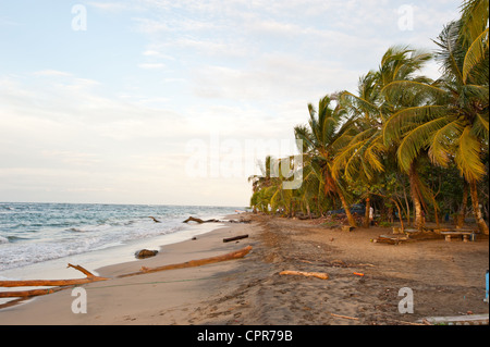 Scène de plage du Costa Rica Banque D'Images